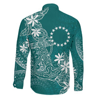 Teal Kuki Airani Tapakau Family Matching Mermaid Dress and Hawaiian Shirt Tribal Anchor Mix Tiare LT7 - Polynesian Pride