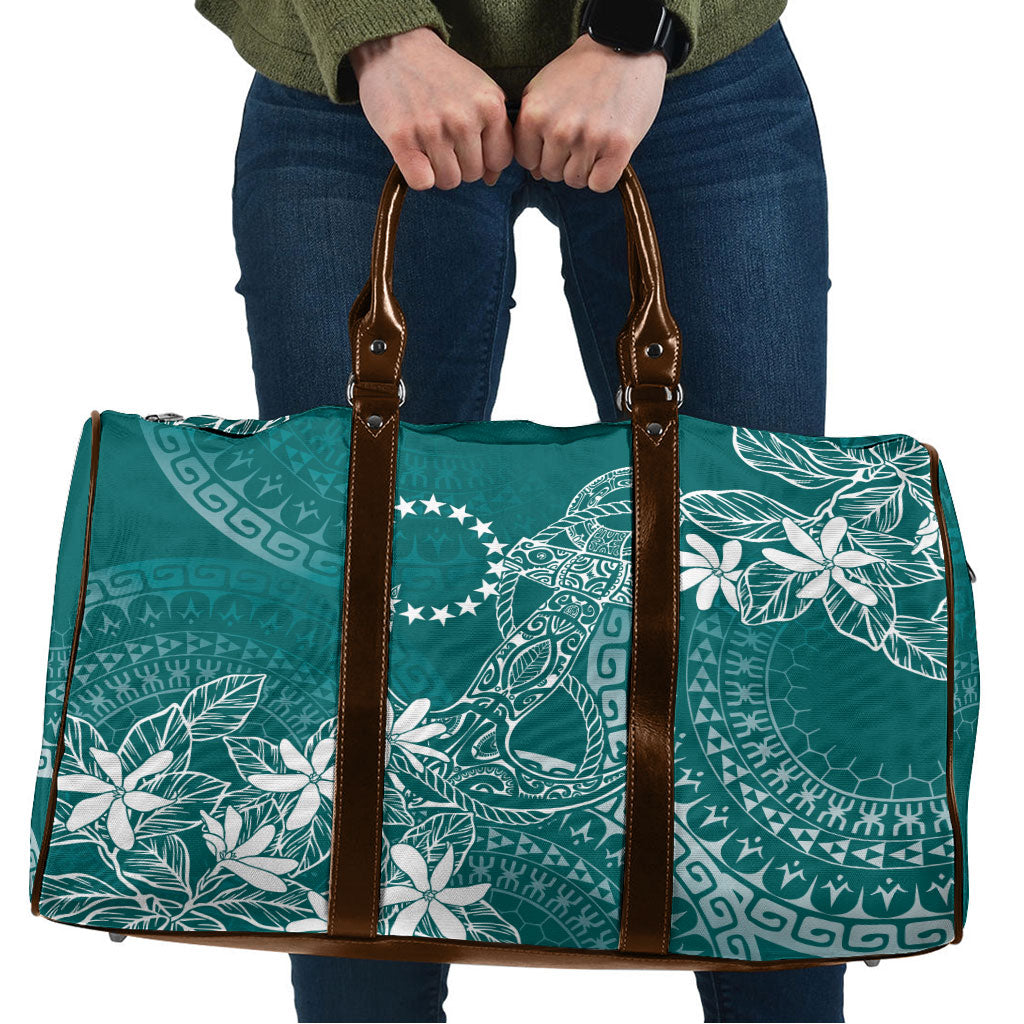 Teal Kuki Airani Tapakau Travel Bag Tribal Anchor Mix Tiare
