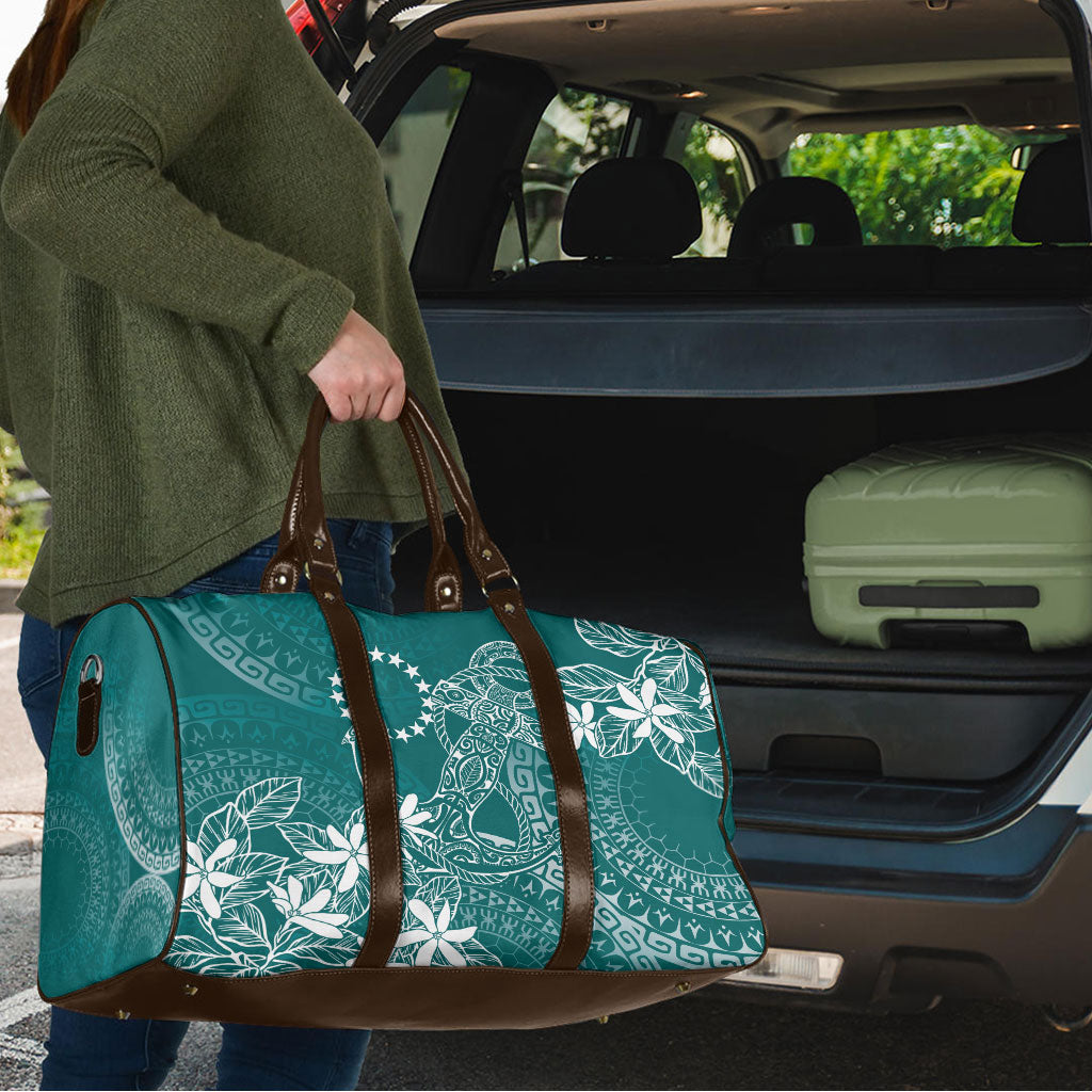 Teal Kuki Airani Tapakau Travel Bag Tribal Anchor Mix Tiare