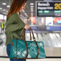 Teal Kuki Airani Tapakau Travel Bag Tribal Anchor Mix Tiare