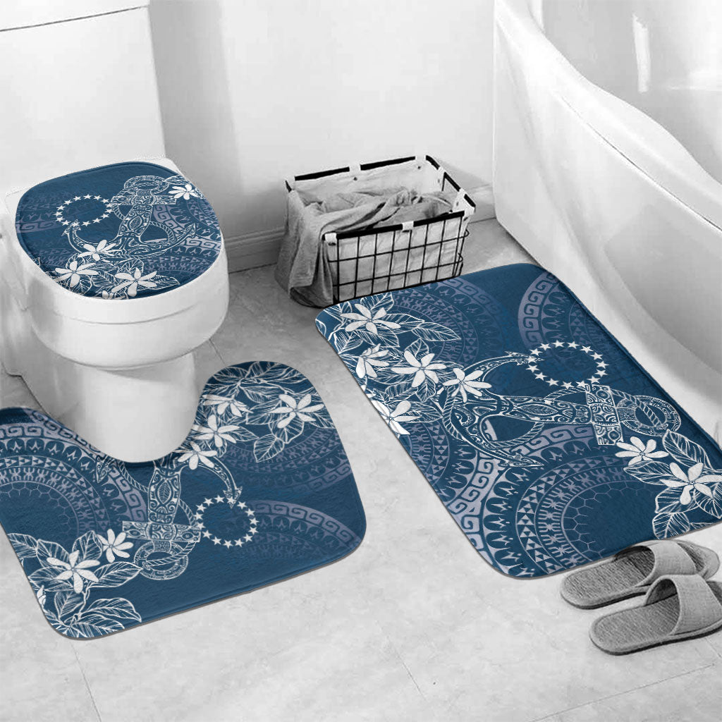 Navy Kuki Airani Tapakau Bathroom Set Tribal Anchor Mix Tiare