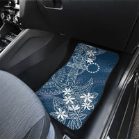 Navy Kuki Airani Tapakau Car Mats Tribal Anchor Mix Tiare LT7 - Polynesian Pride