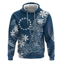 Navy Kuki Airani Tapakau Hoodie Tribal Anchor Mix Tiare