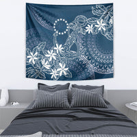 Navy Kuki Airani Tapakau Tapestry Tribal Anchor Mix Tiare
