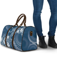 Navy Kuki Airani Tapakau Travel Bag Tribal Anchor Mix Tiare