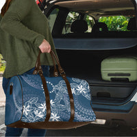Navy Kuki Airani Tapakau Travel Bag Tribal Anchor Mix Tiare