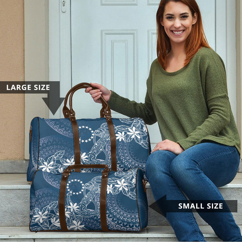 Navy Kuki Airani Tapakau Travel Bag Tribal Anchor Mix Tiare