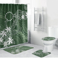 Sage Green Kuki Airani Tapakau Bathroom Set Tribal Anchor Mix Tiare