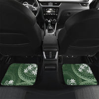 Sage Green Kuki Airani Tapakau Car Mats Tribal Anchor Mix Tiare