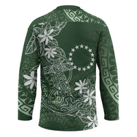 Sage Green Kuki Airani Tapakau Hockey Jersey Tribal Anchor Mix Tiare LT7 - Polynesian Pride