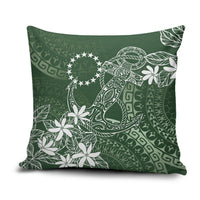 Sage Green Kuki Airani Tapakau Pillow Cover Tribal Anchor Mix Tiare