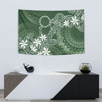 Sage Green Kuki Airani Tapakau Tapestry Tribal Anchor Mix Tiare