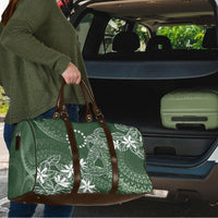Sage Green Kuki Airani Tapakau Travel Bag Tribal Anchor Mix Tiare