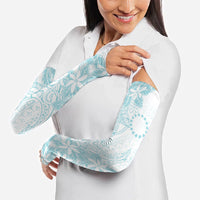 Turquoise Kuki Airani Tapakau Arm Sleeves Tribal Anchor Mix Tiare