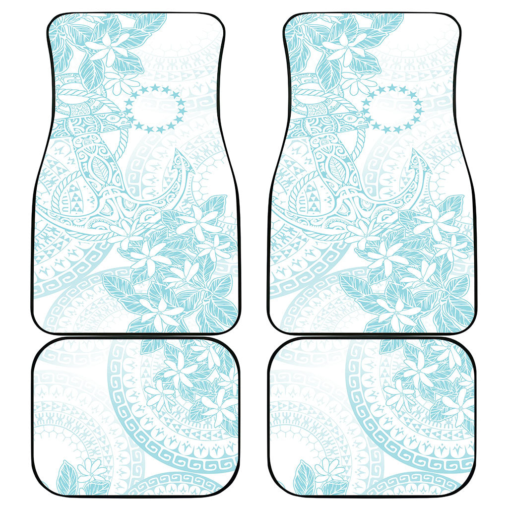 Turquoise Kuki Airani Tapakau Car Mats Tribal Anchor Mix Tiare