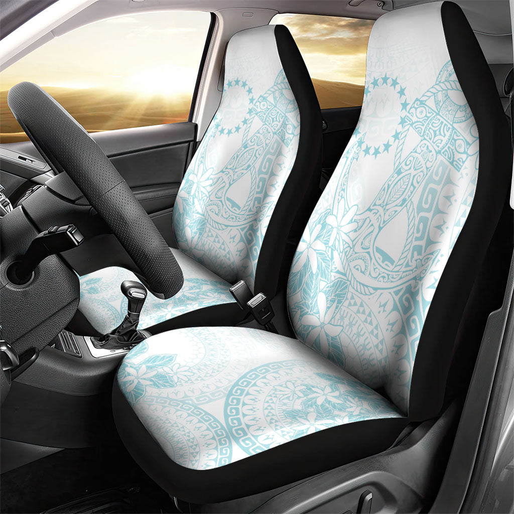 Turquoise Kuki Airani Tapakau Car Seat Cover Tribal Anchor Mix Tiare