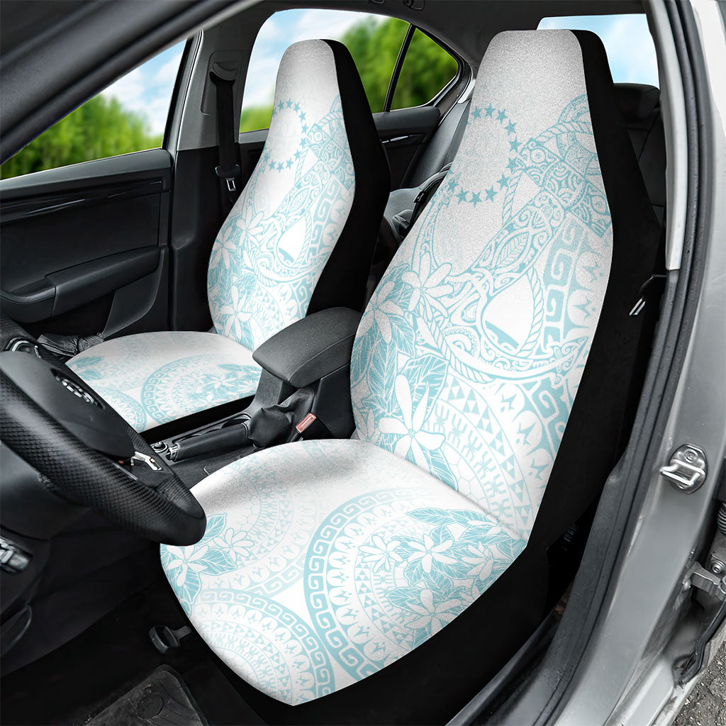 Turquoise Kuki Airani Tapakau Car Seat Cover Tribal Anchor Mix Tiare