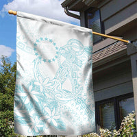 Turquoise Kuki Airani Tapakau Garden Flag Tribal Anchor Mix Tiare
