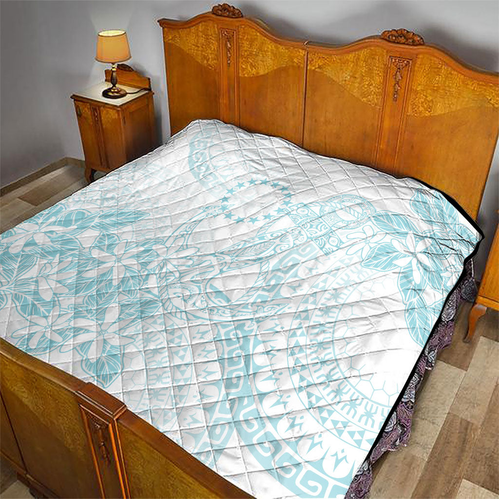 Turquoise Kuki Airani Tapakau Quilt Tribal Anchor Mix Tiare LT7 - Polynesian Pride
