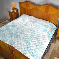 Turquoise Kuki Airani Tapakau Quilt Tribal Anchor Mix Tiare LT7 - Polynesian Pride