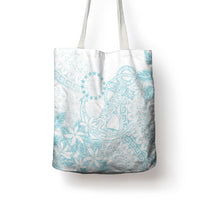 Turquoise Kuki Airani Tapakau Tote Bag Tribal Anchor Mix Tiare LT7 - Polynesian Pride