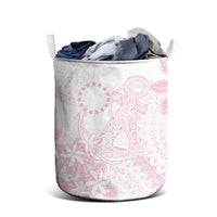 Candy Pink Kuki Airani Tapakau Laundry Basket Tribal Anchor Mix Tiare LT7 - Polynesian Pride