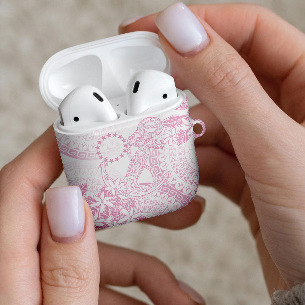 Candy Pink Kuki Airani Tapakau AirPods Case Tribal Anchor Mix Tiare