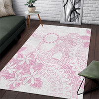 Candy Pink Kuki Airani Tapakau Area Rug Tribal Anchor Mix Tiare