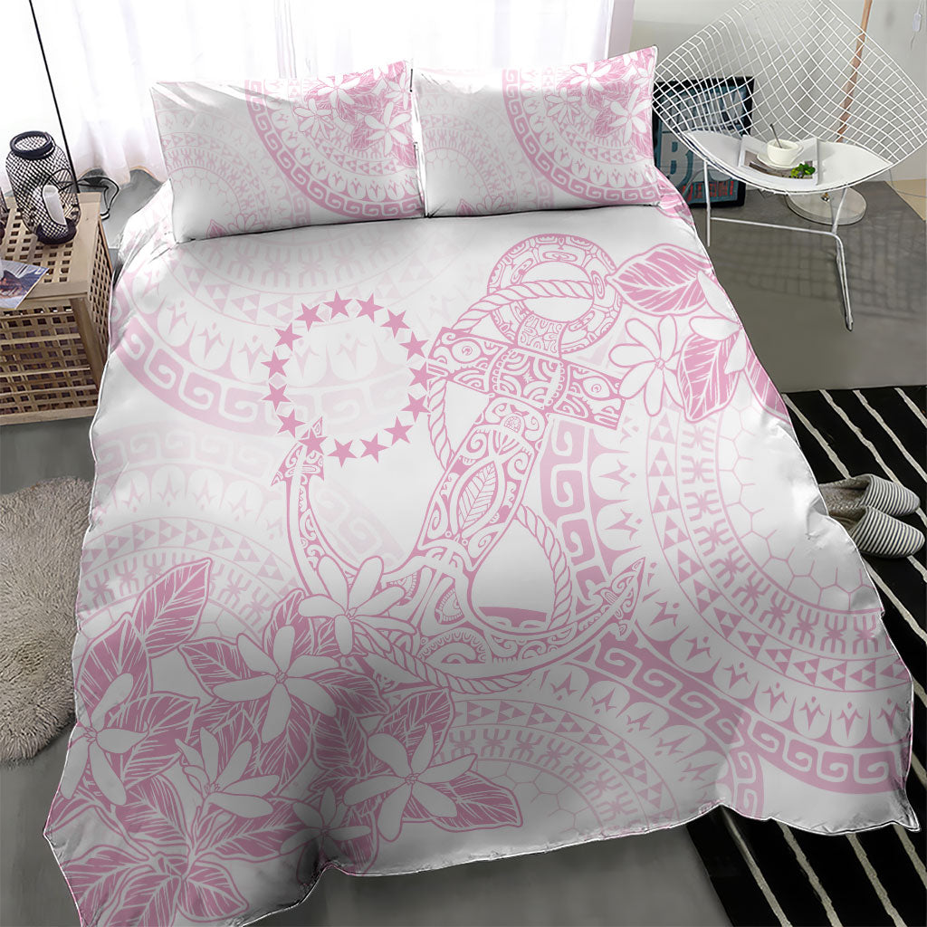 Candy Pink Kuki Airani Tapakau Bedding Set Tribal Anchor Mix Tiare