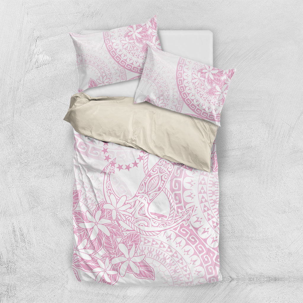 Candy Pink Kuki Airani Tapakau Bedding Set Tribal Anchor Mix Tiare