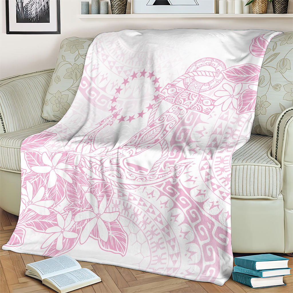 Candy Pink Kuki Airani Tapakau Blanket Tribal Anchor Mix Tiare