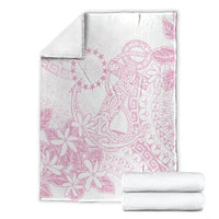 Candy Pink Kuki Airani Tapakau Blanket Tribal Anchor Mix Tiare