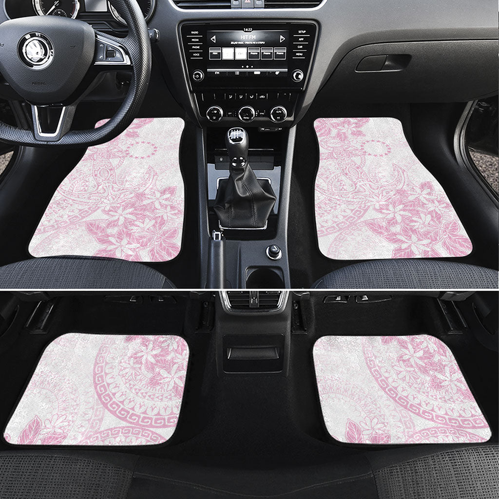 Candy Pink Kuki Airani Tapakau Car Mats Tribal Anchor Mix Tiare