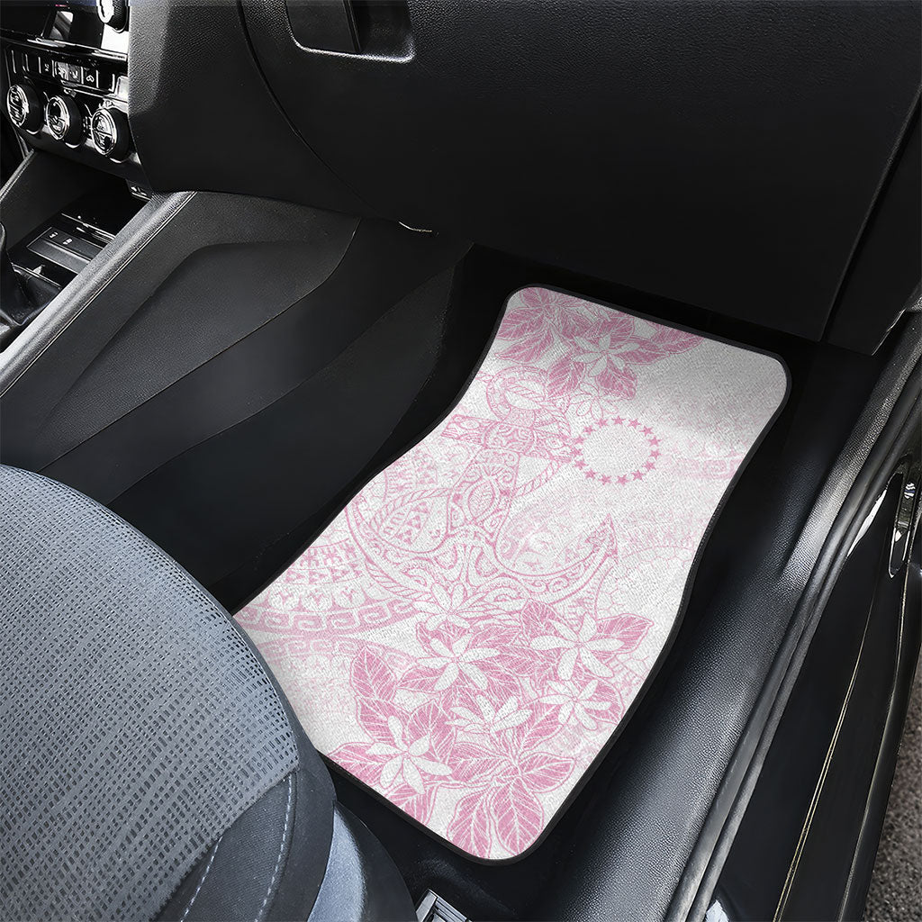 Candy Pink Kuki Airani Tapakau Car Mats Tribal Anchor Mix Tiare
