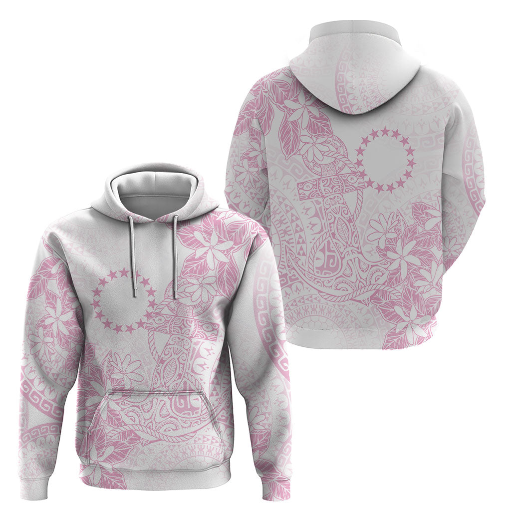 Candy Pink Kuki Airani Tapakau Hoodie Tribal Anchor Mix Tiare LT7 - Polynesian Pride