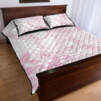 Candy Pink Kuki Airani Tapakau Quilt Bed Set Tribal Anchor Mix Tiare