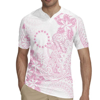 Candy Pink Kuki Airani Tapakau Rugby Jersey Tribal Anchor Mix Tiare