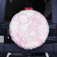 Candy Pink Kuki Airani Tapakau Spare Tire Cover Tribal Anchor Mix Tiare