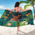 Hawaii Hula Girl Vintage Sarong Tropical Forest