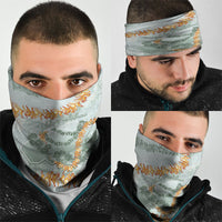 Hawaii Kaho'olawe Island Flowers Lei Neck Gaiter Silver Hinahina Kū Kahakai