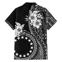 Kia Orana Cook Islands Family Matching Long Sleeve Bodycon Dress and Hawaiian Shirt Tiare and Stars LT7 - Polynesian Pride