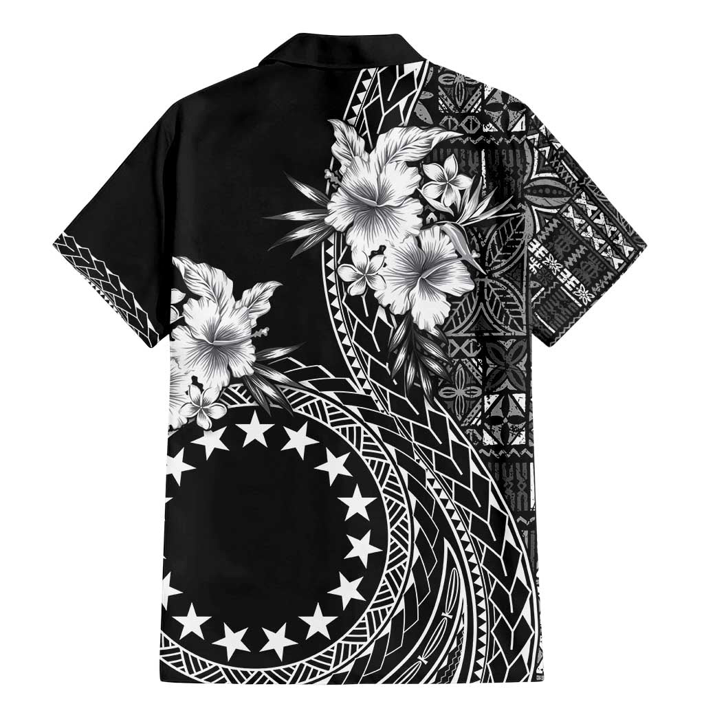 Kia Orana Cook Islands Family Matching Mermaid Dress and Hawaiian Shirt Tiare and Stars LT7 - Polynesian Pride