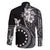 Kia Orana Cook Islands Family Matching Short Sleeve Bodycon Dress and Hawaiian Shirt Tiare and Stars LT7