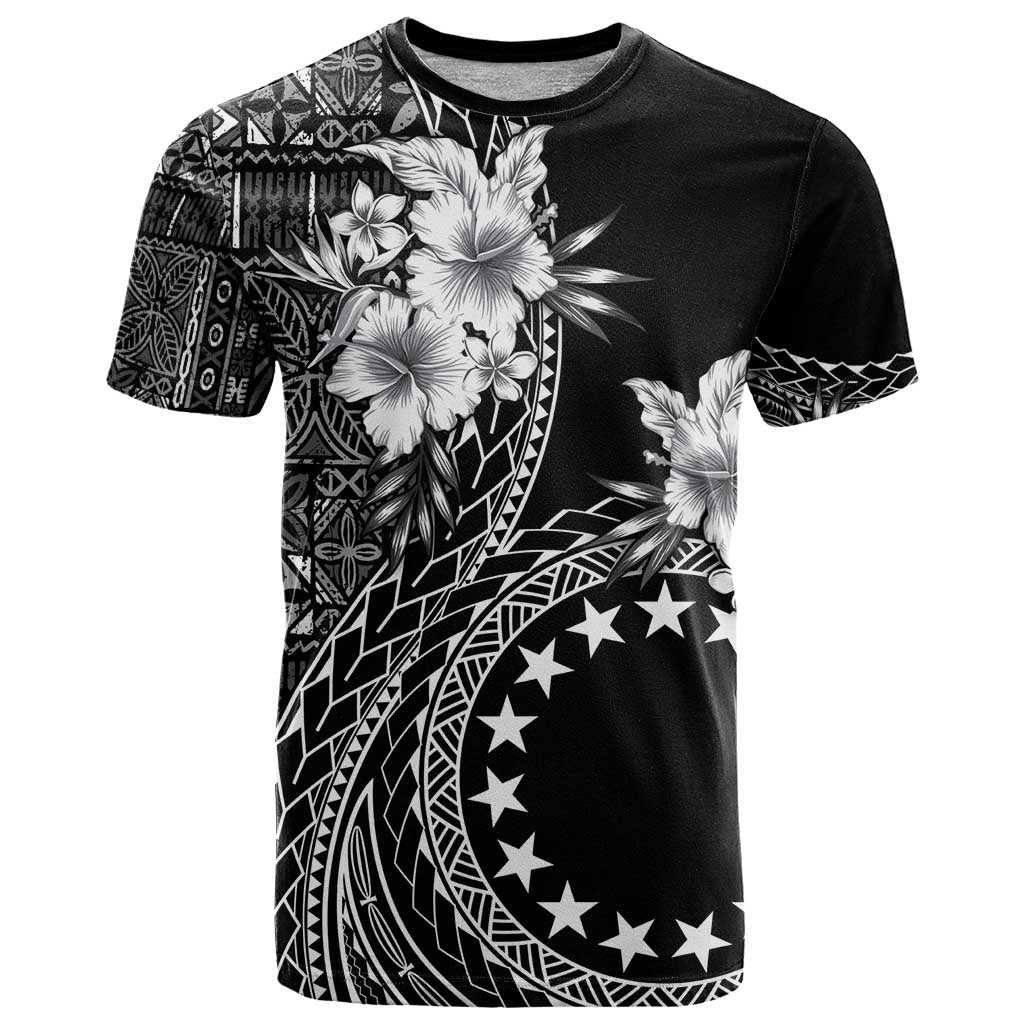 Kia Orana Cook Islands T Shirt Tiare and Stars