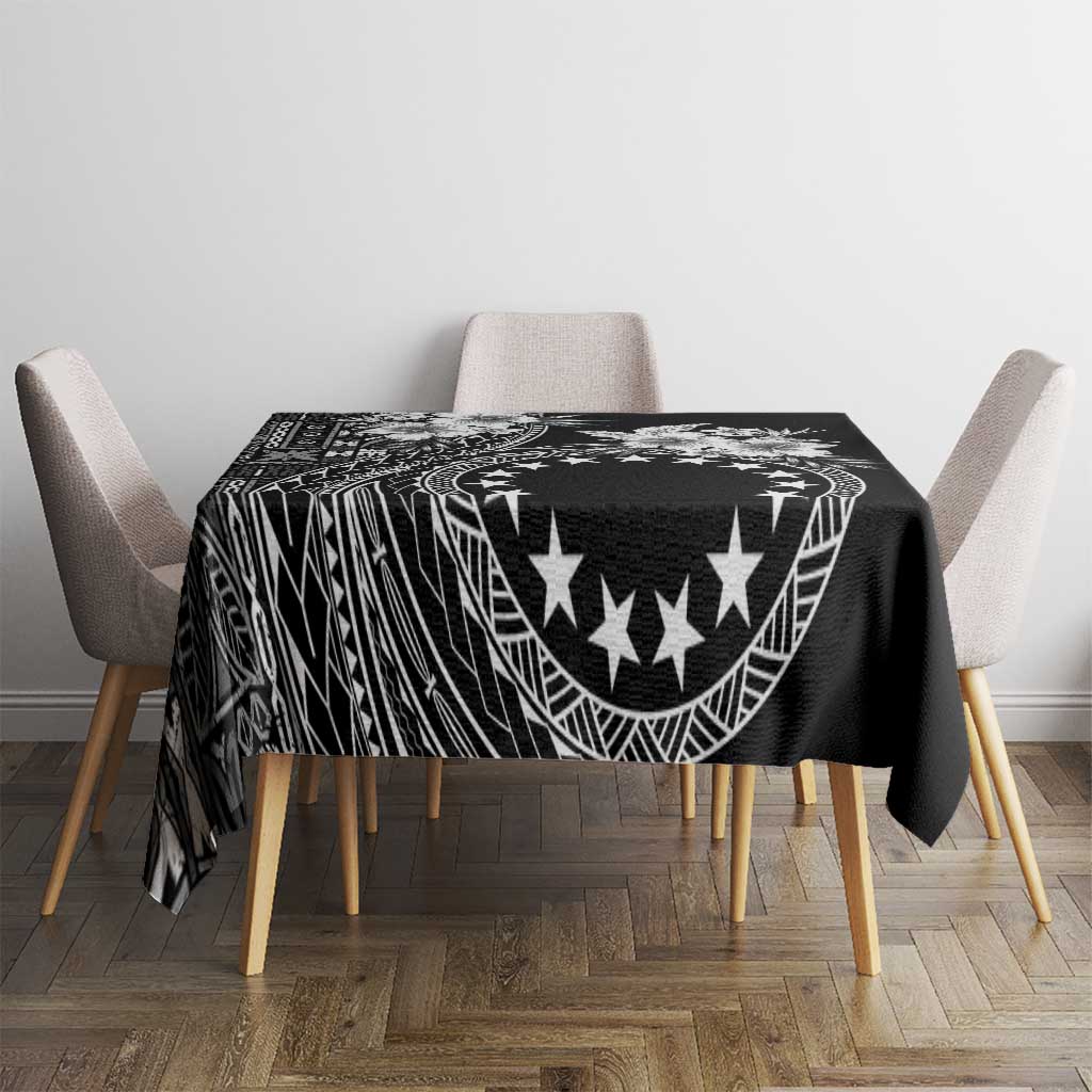 Kia Orana Cook Islands Tablecloth Tiare and Stars