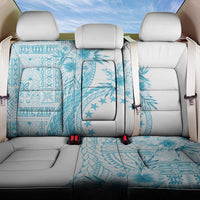 Kia Orana Cook Islands Back Car Seat Cover Tiare and Stars - Turquoise
