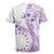 Kia Orana Cook Islands Rugby Jersey Tiare and Stars - Lavender