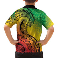 Vanuatu 45th Independence Anniversary Family Matching Puletasi and Hawaiian Shirt Ni-Van Sandroing - Polynesian Pride
