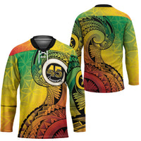 Vanuatu 45th Independence Anniversary Hockey Jersey Ni-Van Sandroing - Polynesian Pride