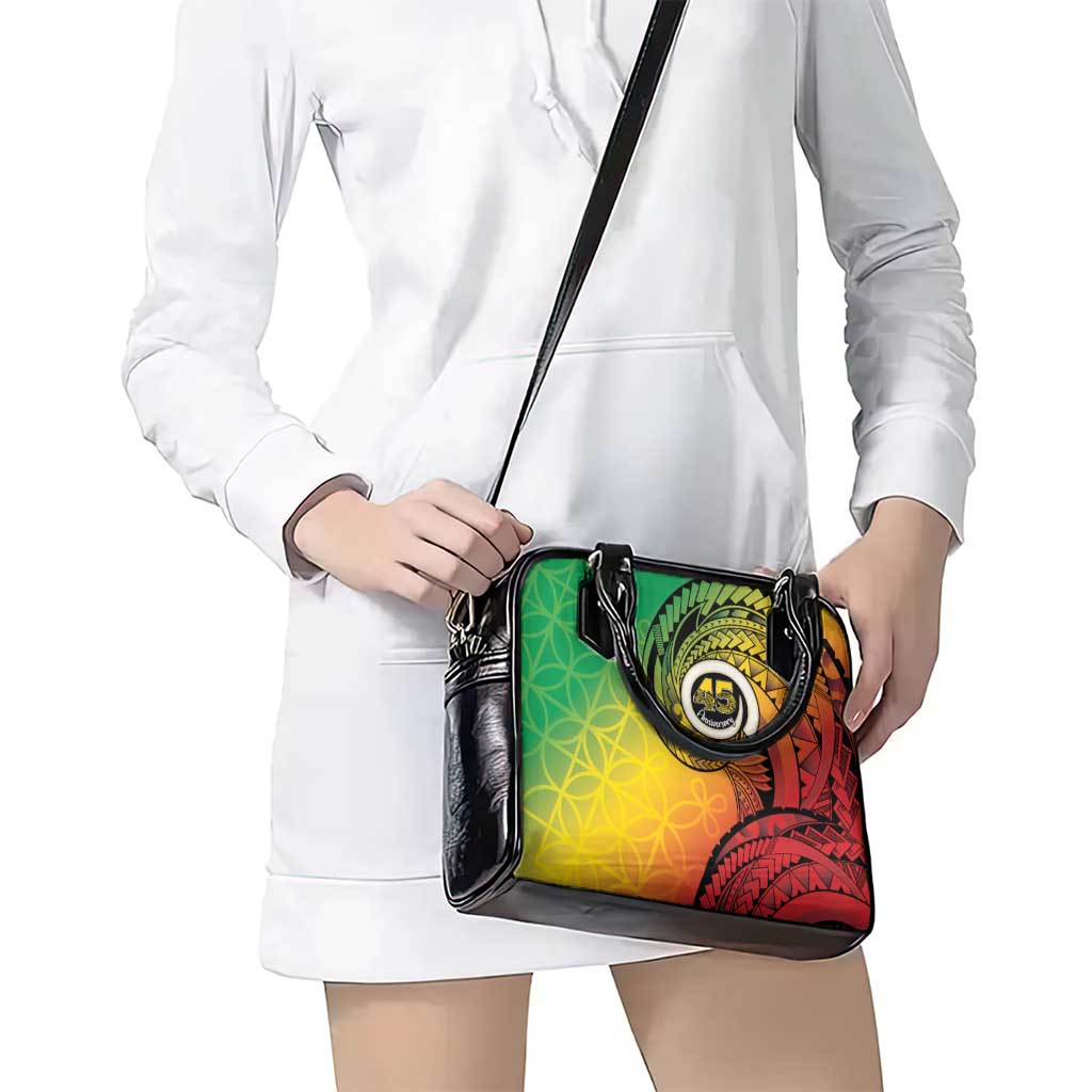 Vanuatu 45th Independence Anniversary Shoulder Handbag Ni-Van Sandroing - Polynesian Pride